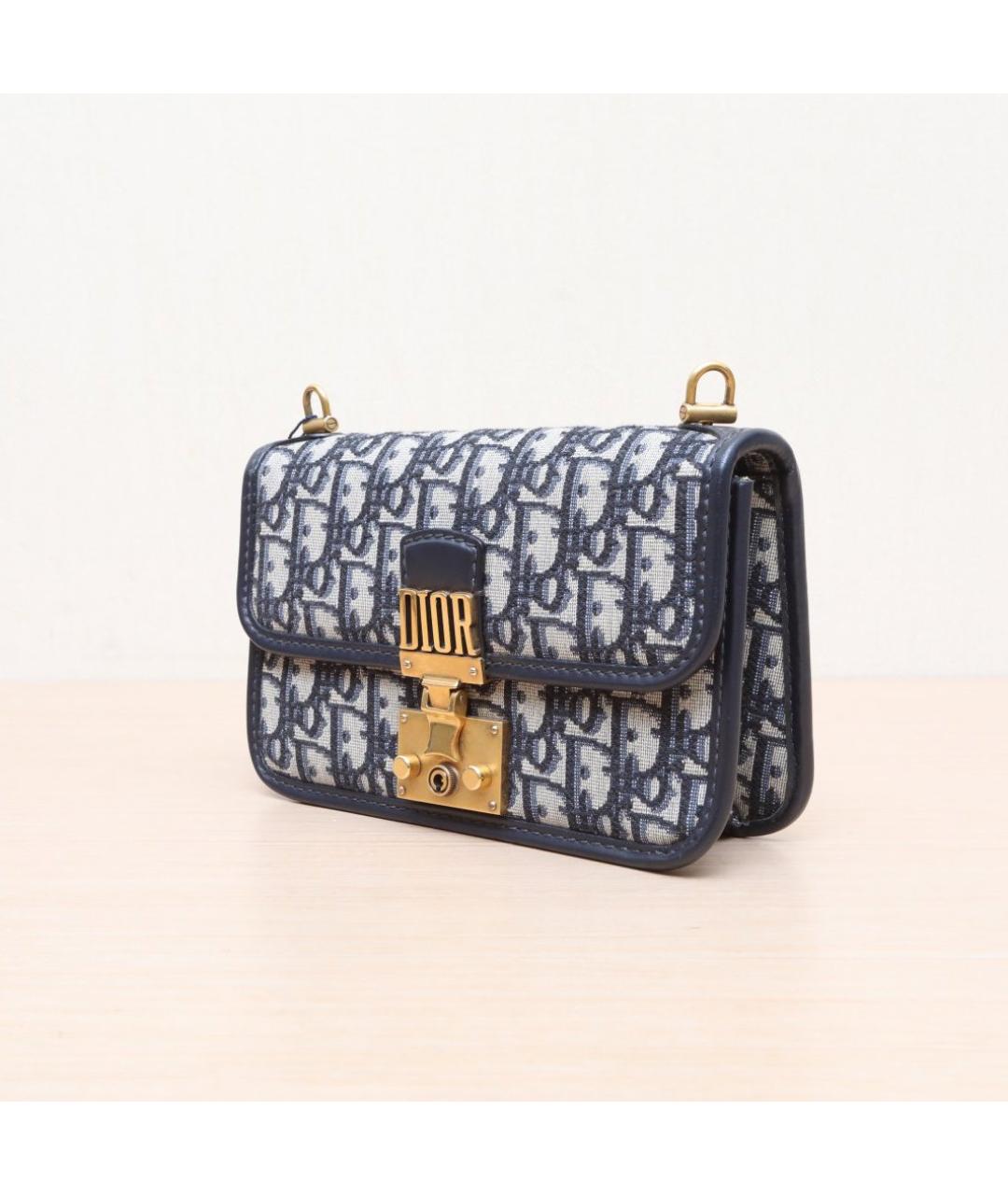 CHRISTIAN DIOR Синяя сумка через плечо, фото 3