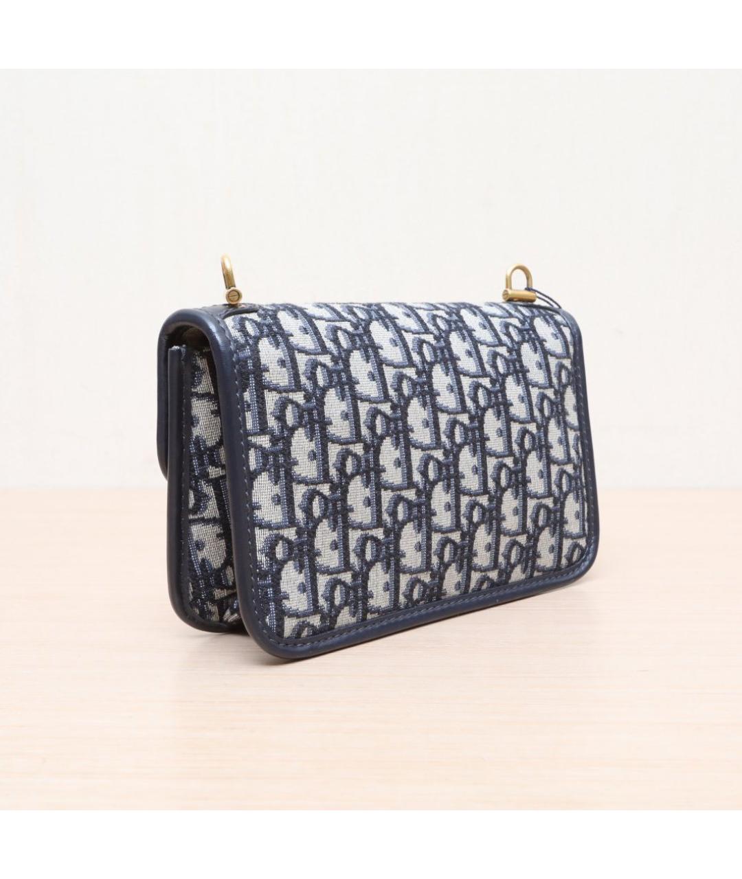 CHRISTIAN DIOR Синяя сумка через плечо, фото 5