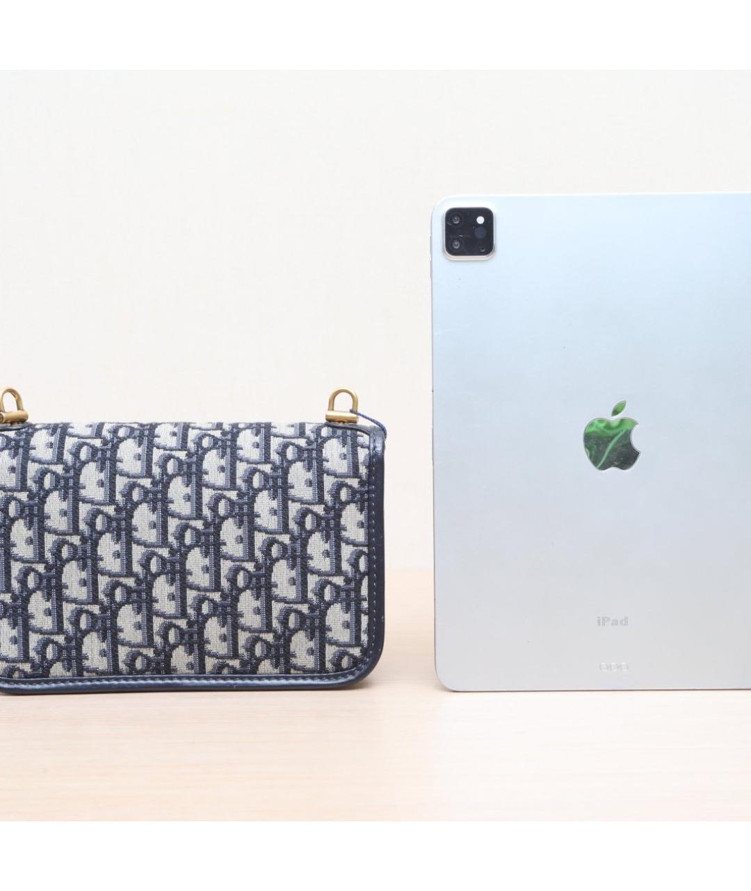 CHRISTIAN DIOR Синяя сумка через плечо, фото 6