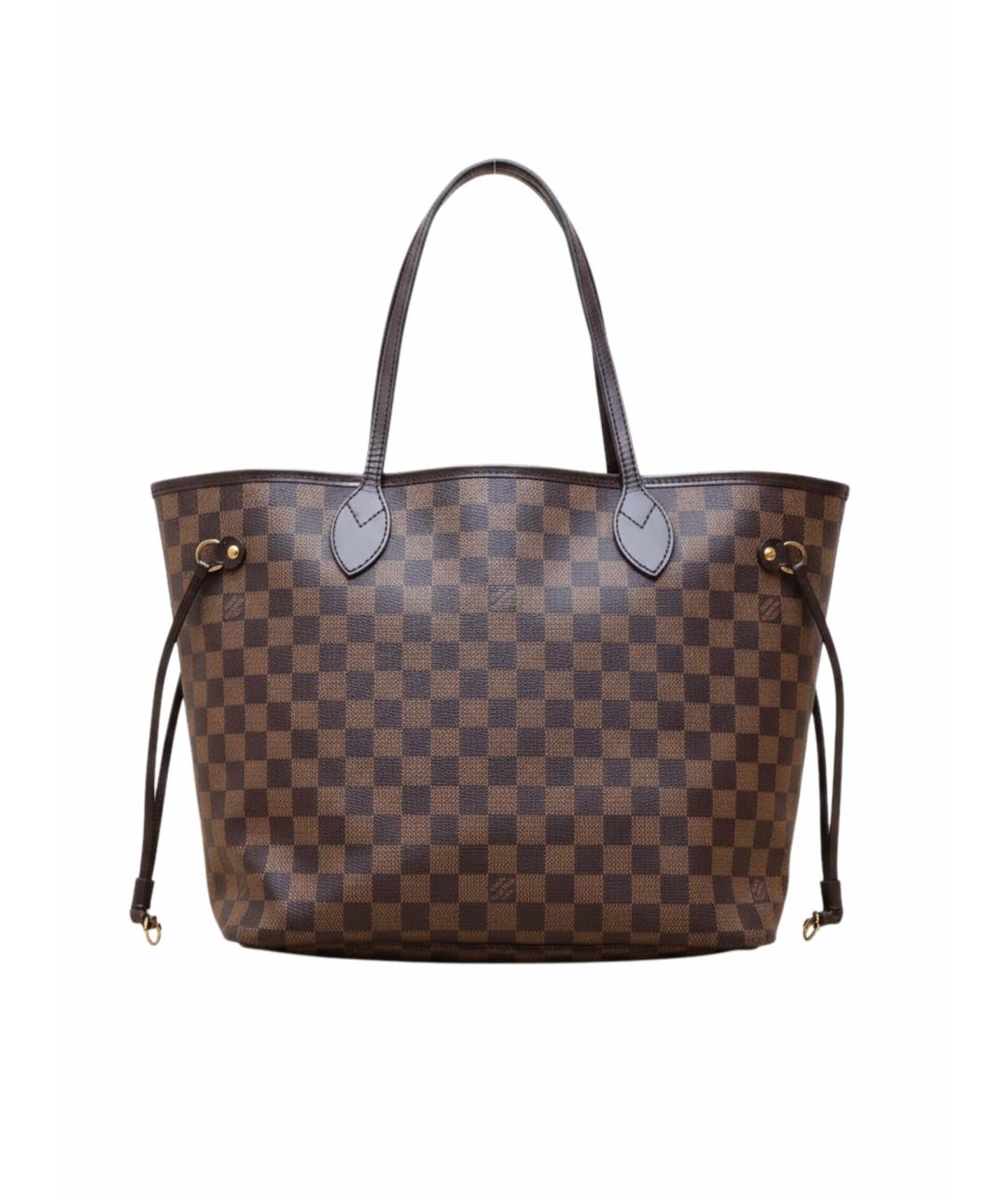 LOUIS VUITTON Коричневая сумка с короткими ручками, фото 1