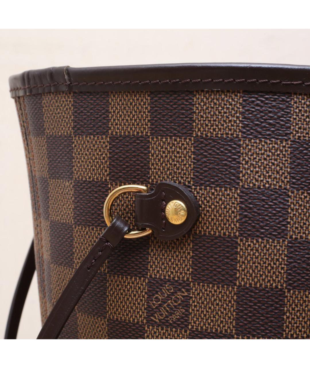 LOUIS VUITTON Коричневая сумка с короткими ручками, фото 7