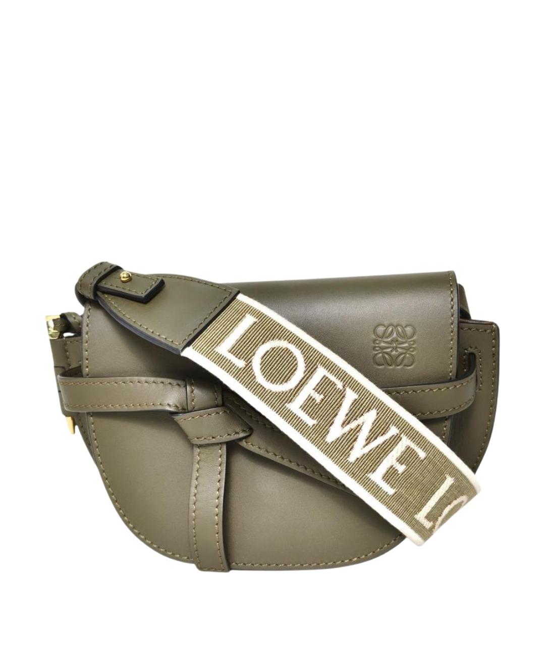 LOEWE Хаки сумка через плечо, фото 1