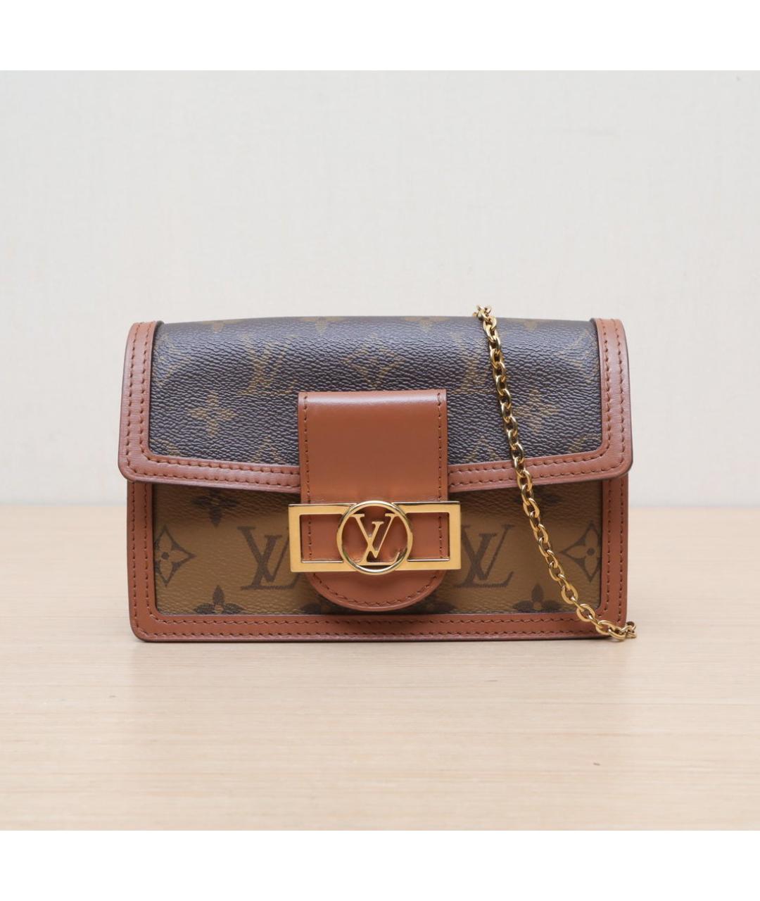 LOUIS VUITTON Коричневая сумка через плечо, фото 3