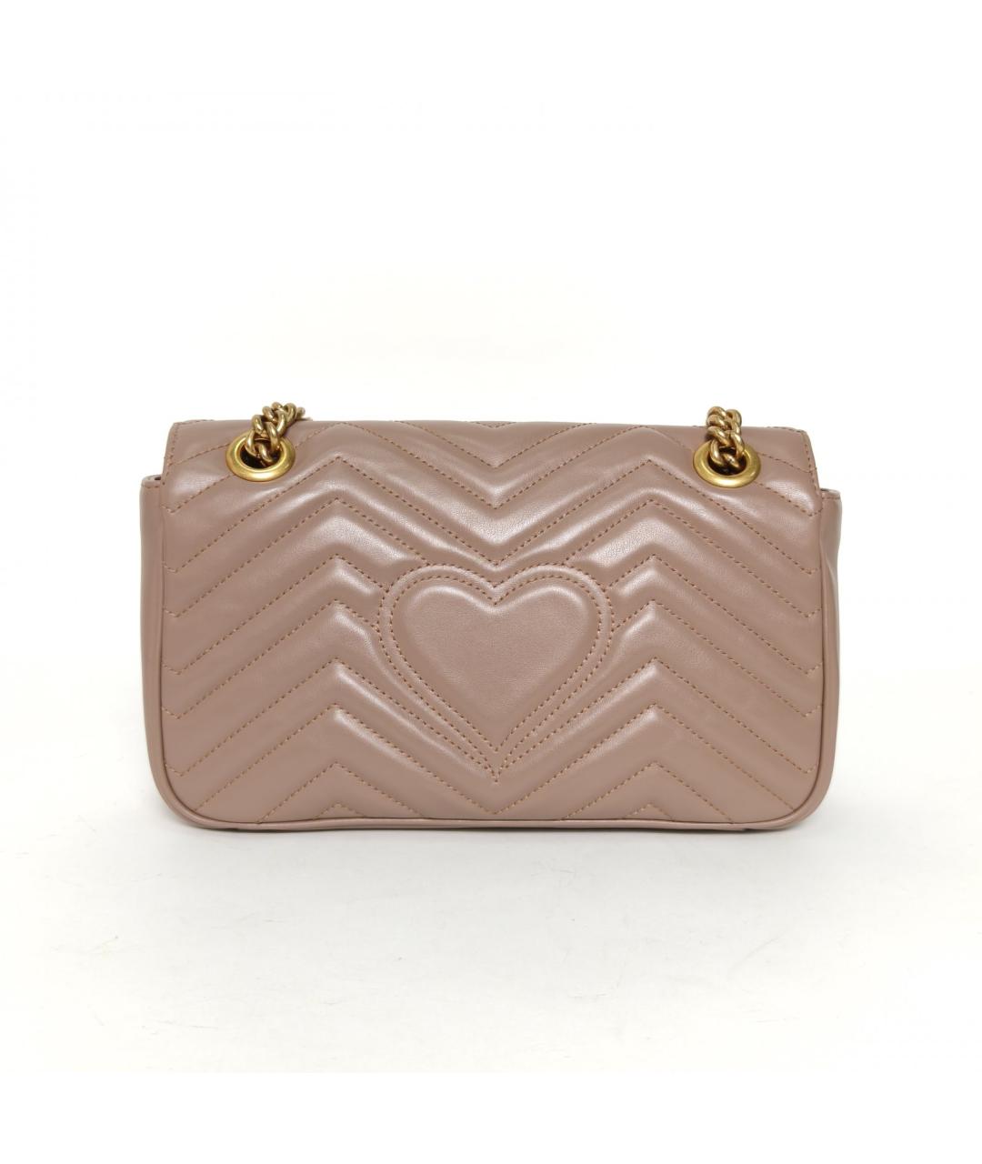 GUCCI Бежевая кожаная сумка через плечо, фото 4