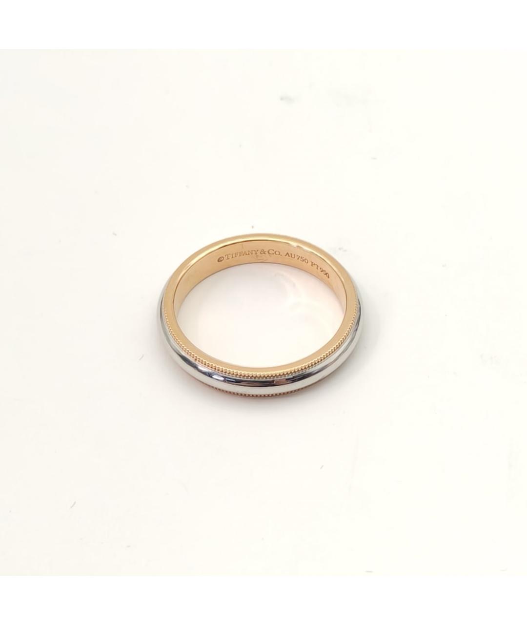TIFFANY&CO Золотое платиновое кольцо, фото 4
