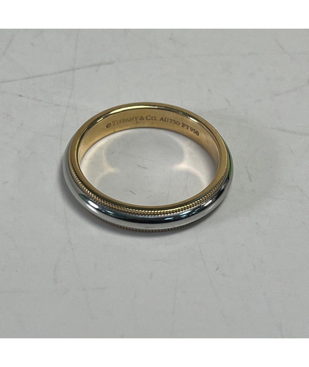 TIFFANY&CO Золотое платиновое кольцо, фото 7