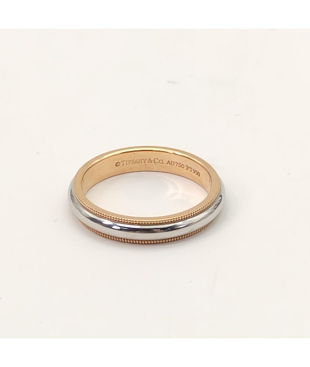 TIFFANY&CO Золотое платиновое кольцо, фото 5