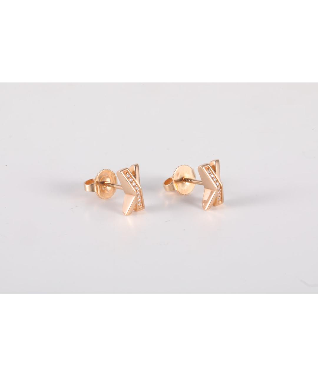 TIFFANY&CO Золотые серьги из розового золота, фото 2