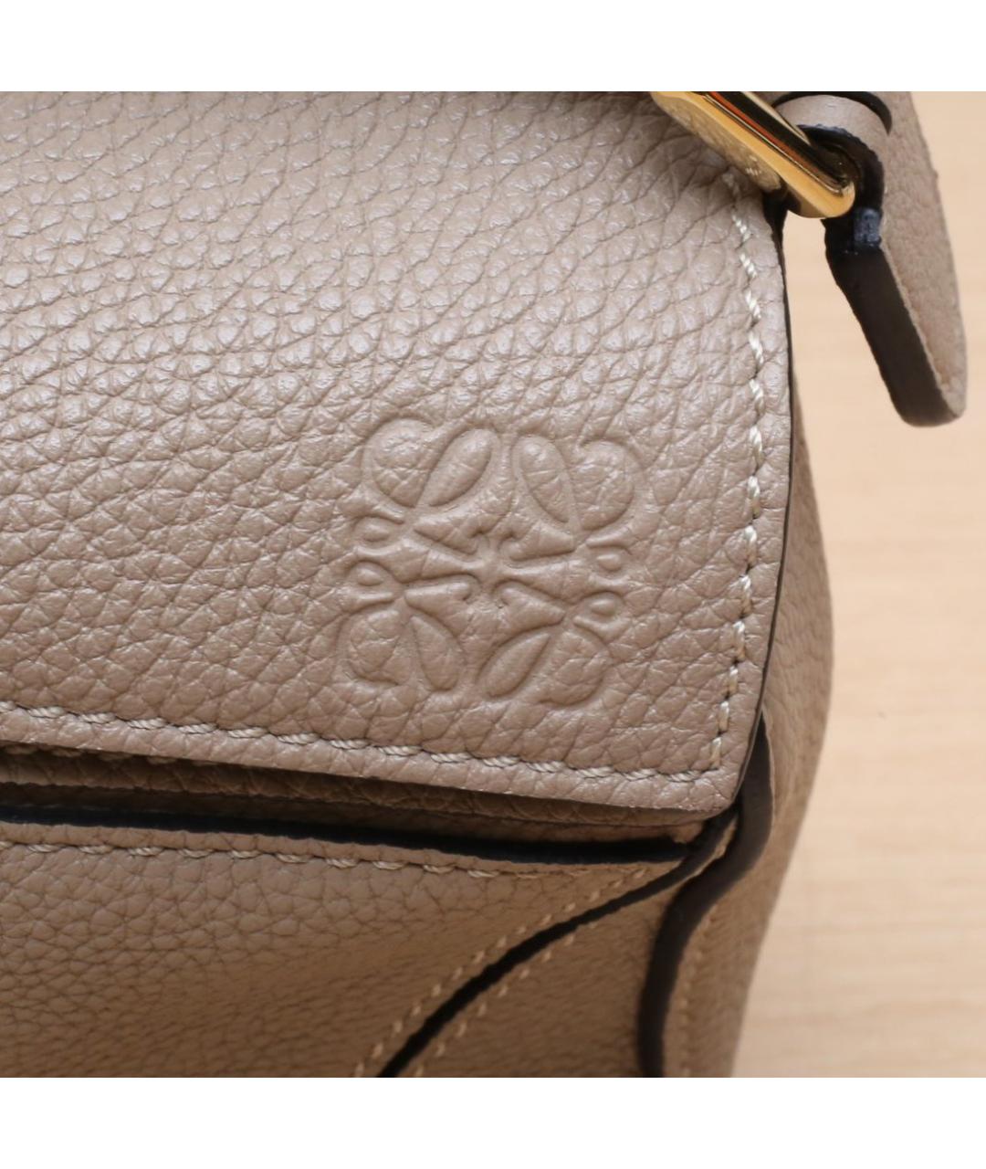 LOEWE Коричневая кожаная сумка через плечо, фото 7