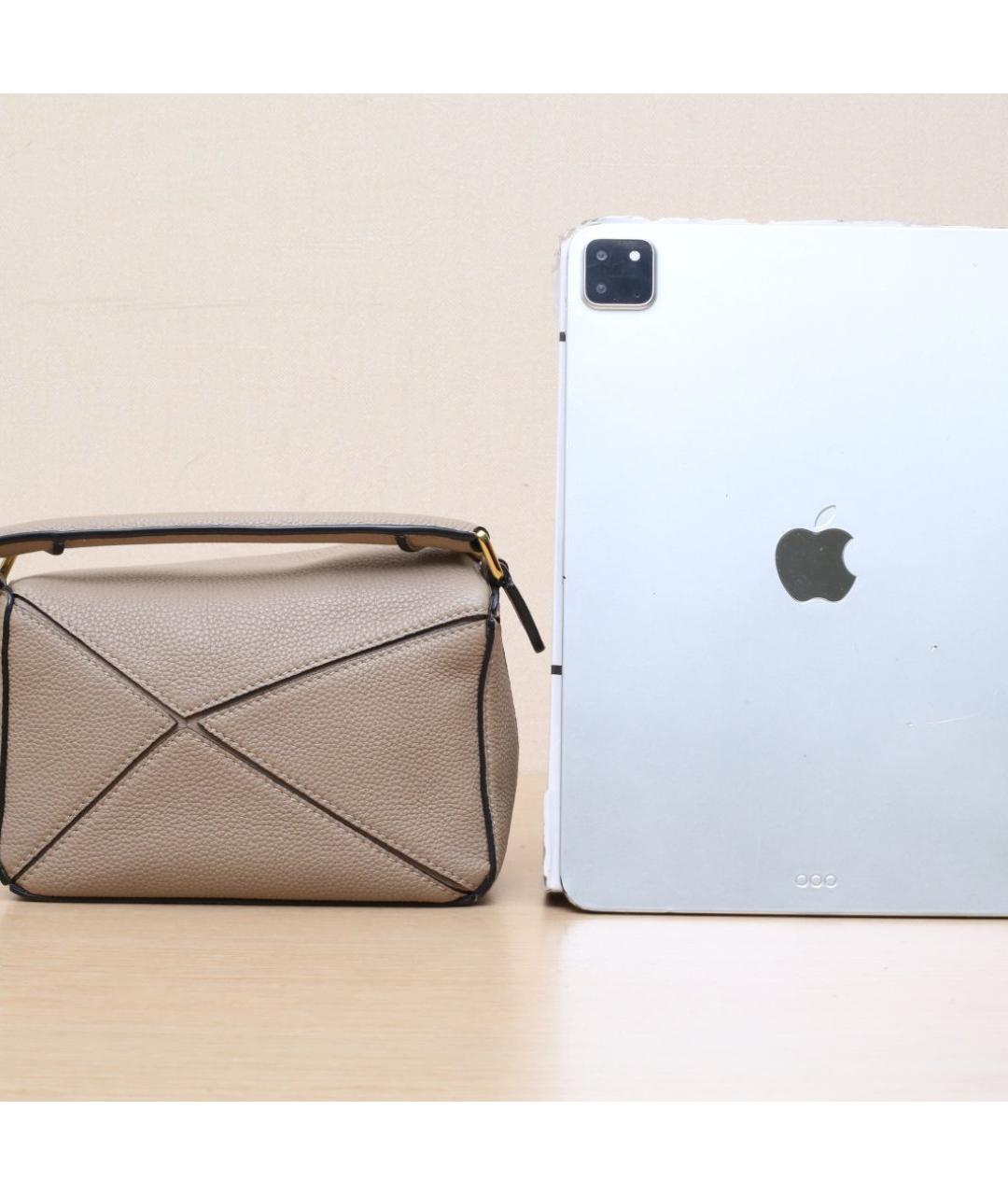 LOEWE Коричневая кожаная сумка через плечо, фото 6