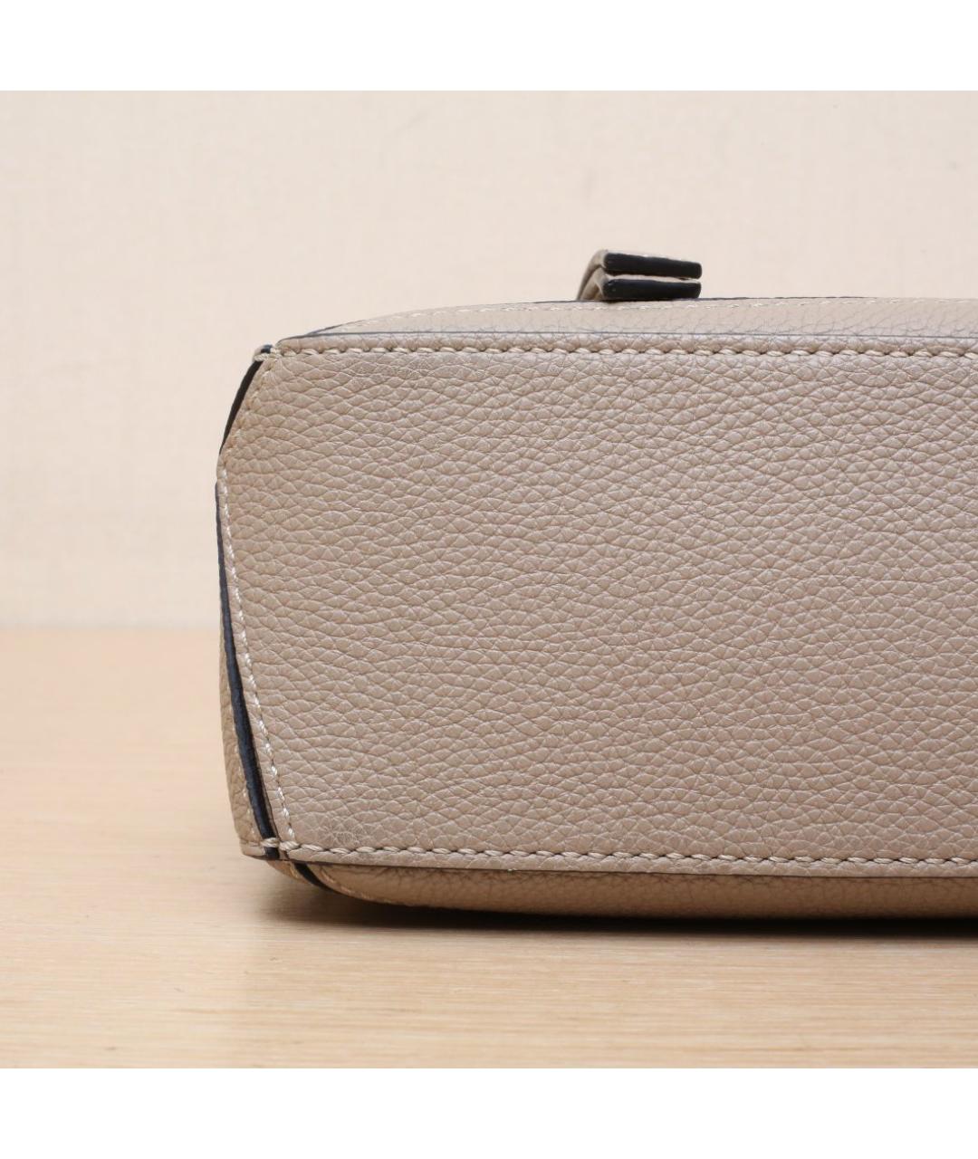 LOEWE Коричневая кожаная сумка через плечо, фото 8