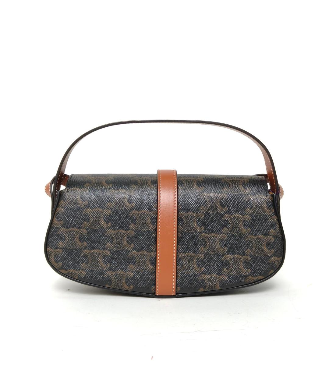 CELINE Коричневая сумка через плечо, фото 4