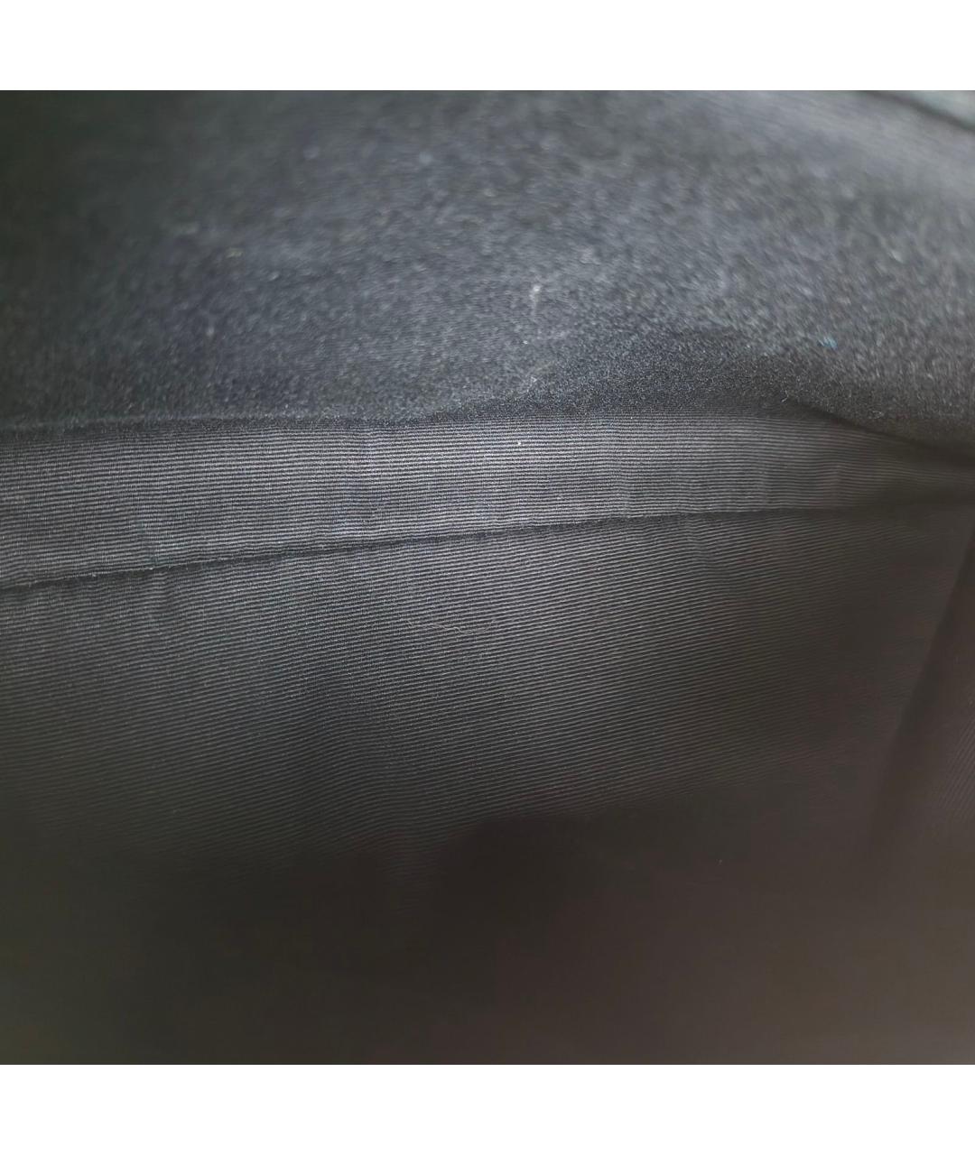 SAINT LAURENT Черная кожаная сумка через плечо, фото 8