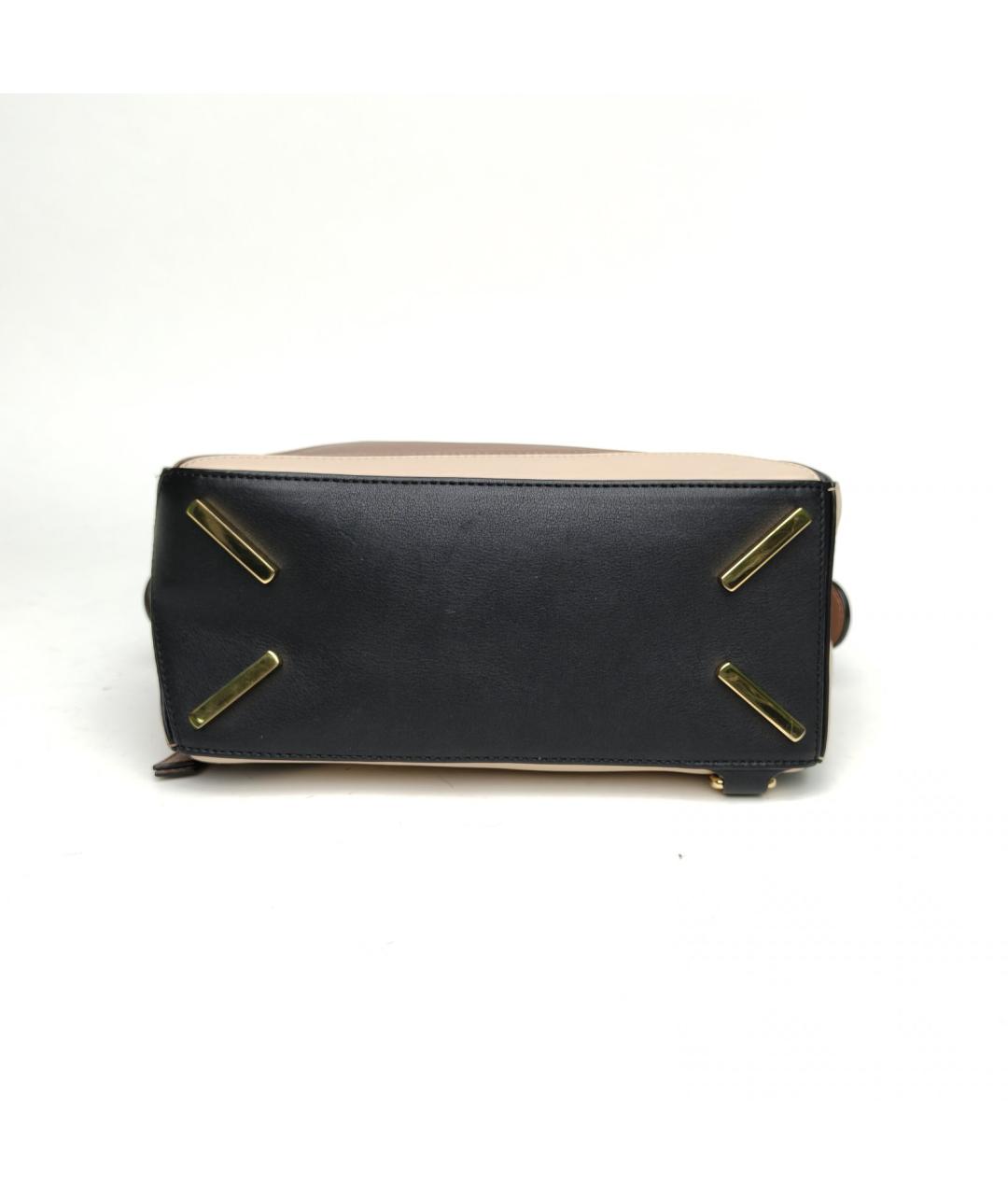 LOEWE Коричневая кожаная сумка через плечо, фото 6