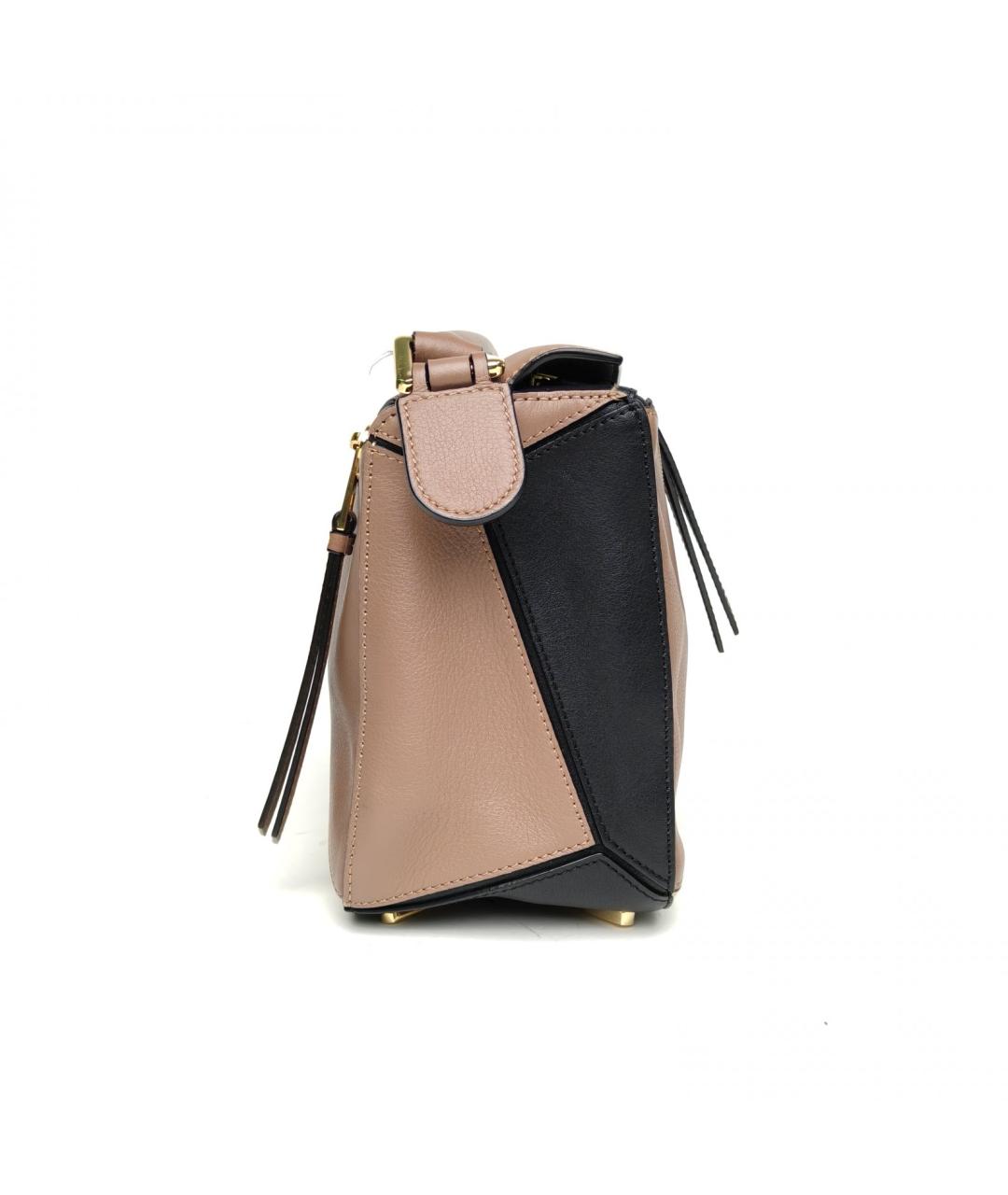 LOEWE Коричневая кожаная сумка через плечо, фото 5