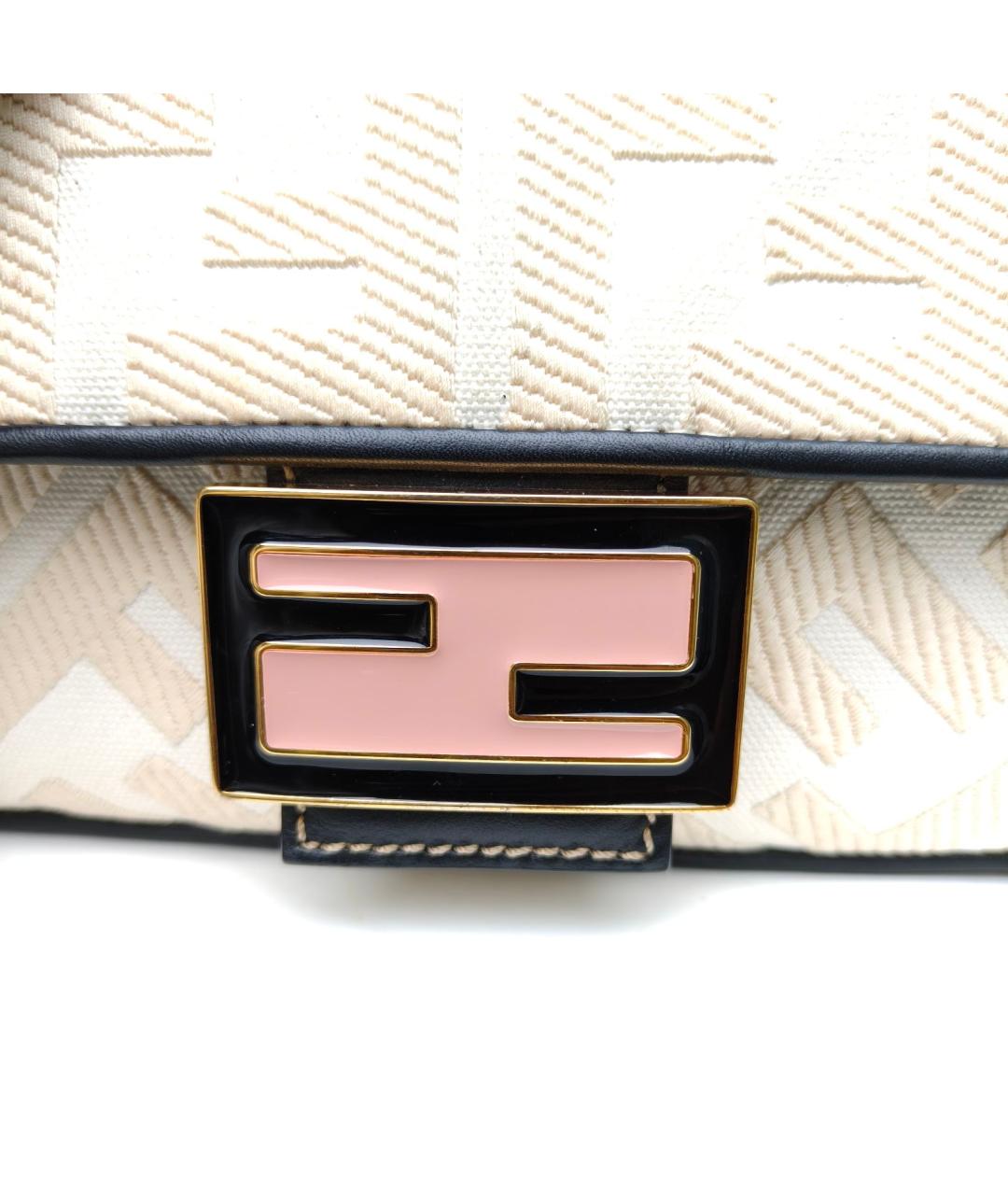 FENDI Белая сумка через плечо, фото 7