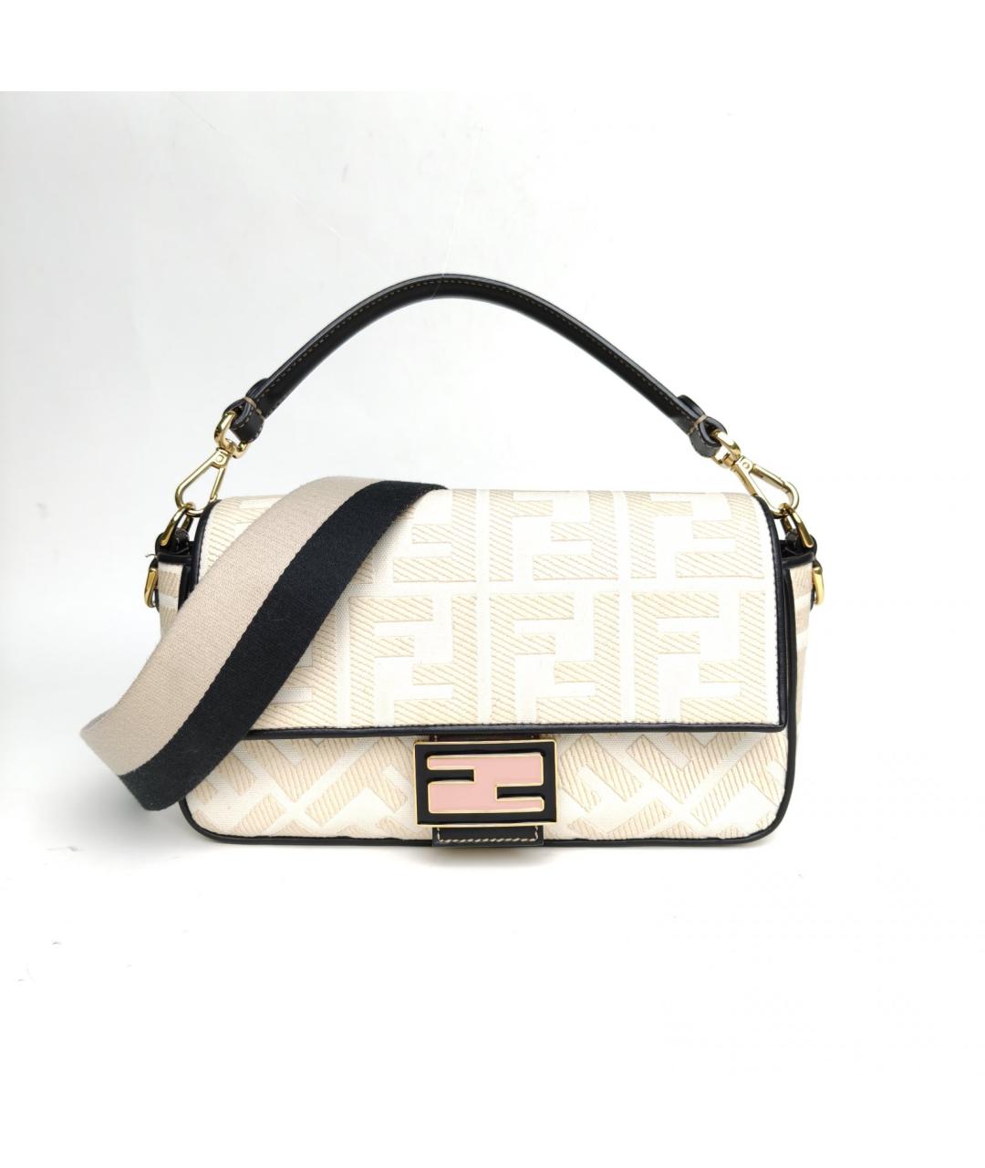 FENDI Белая сумка через плечо, фото 2