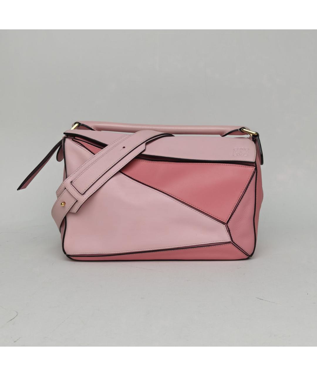 LOEWE Розовая кожаная сумка через плечо, фото 2