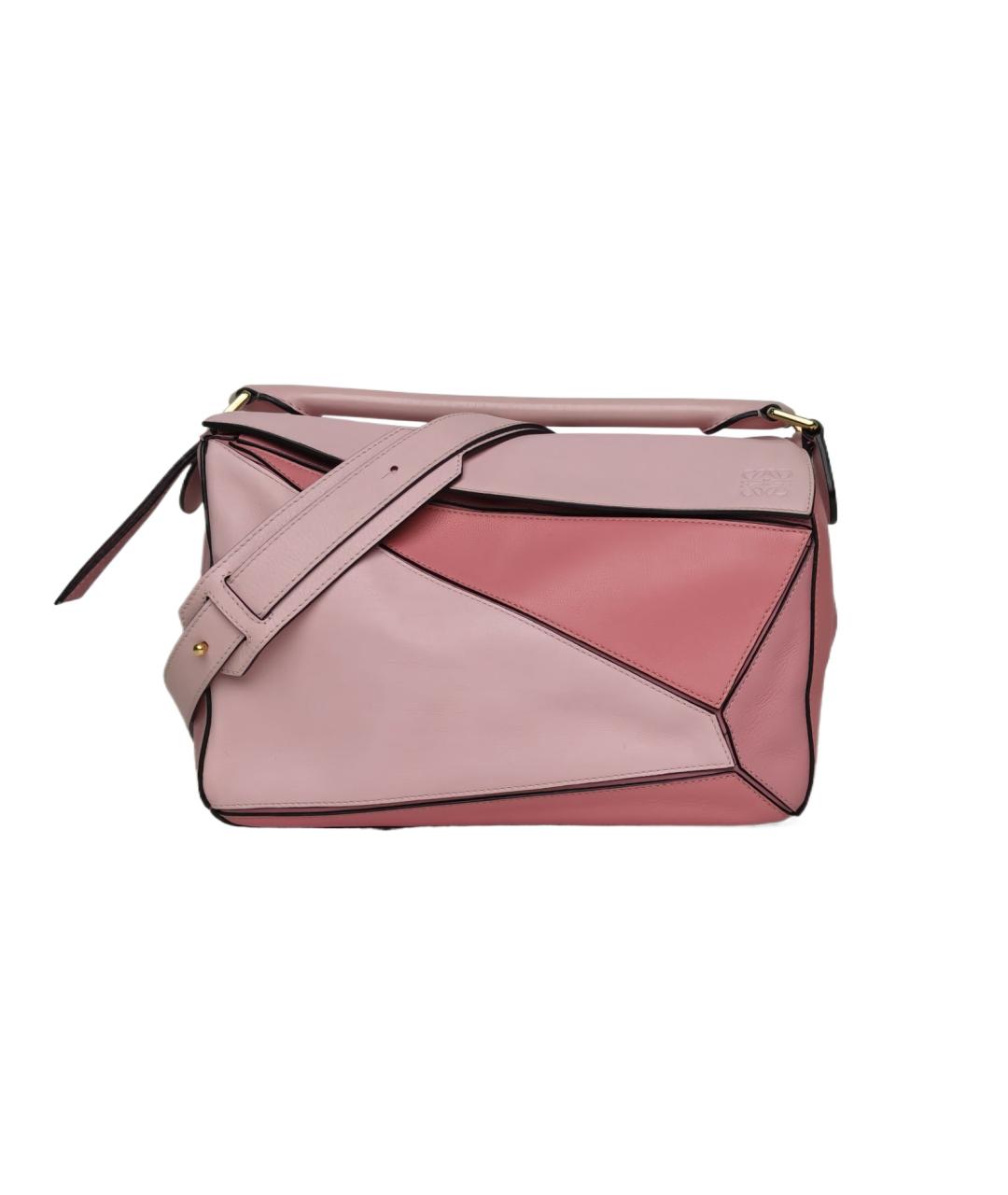 LOEWE Розовая кожаная сумка через плечо, фото 10