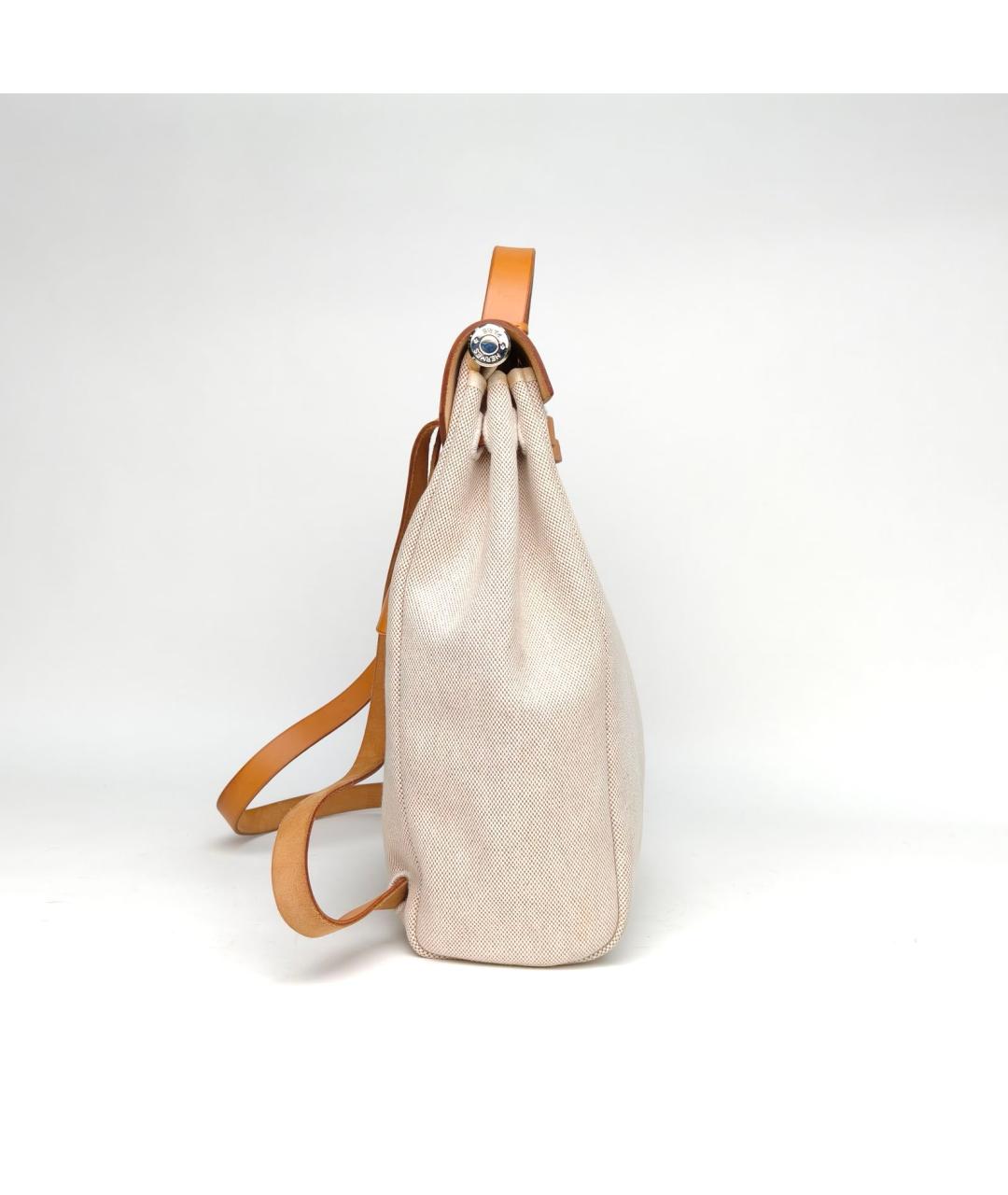 HERMES Бежевая сумка через плечо, фото 3
