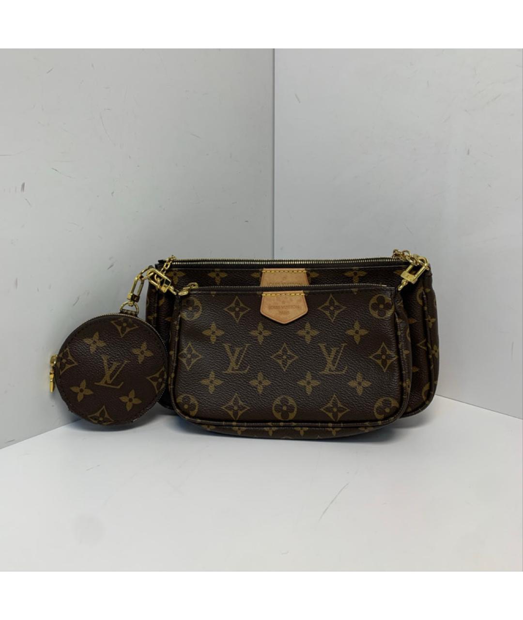 LOUIS VUITTON Коричневая сумка через плечо, фото 8