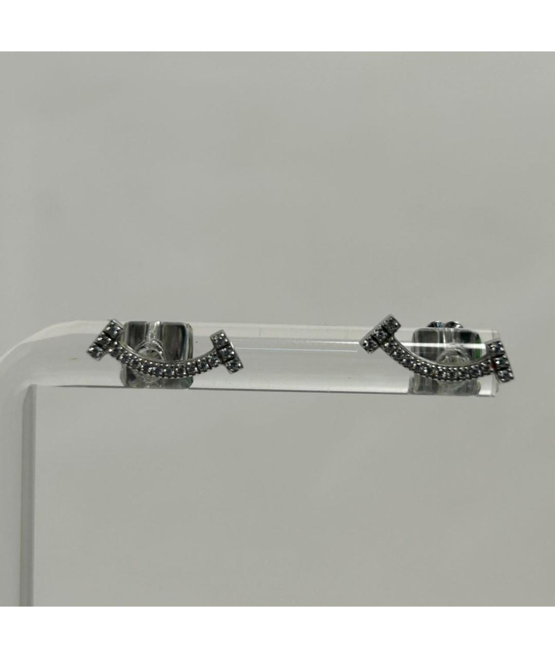 TIFFANY&CO Серебряные серьги из белого золота, фото 7