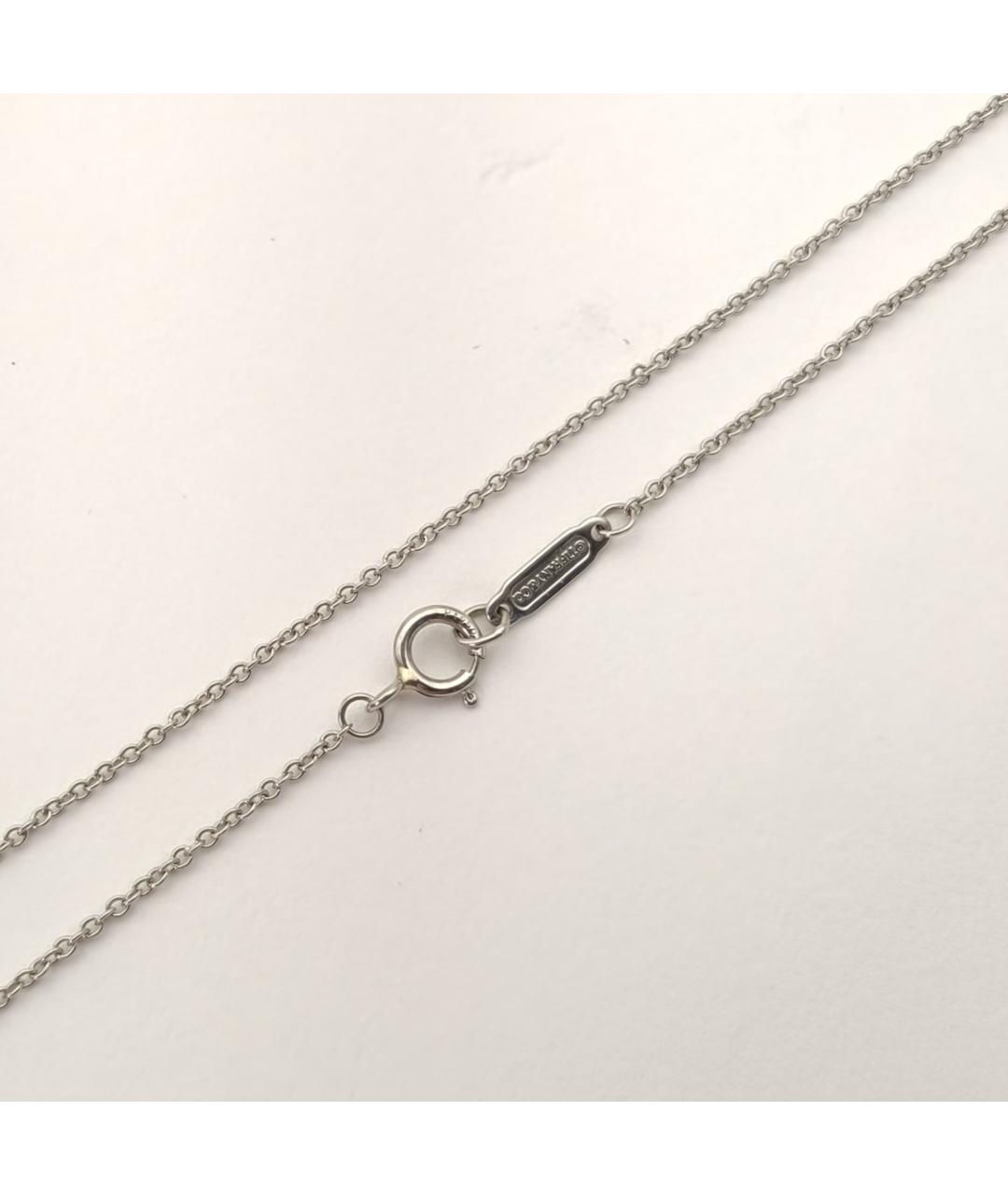 TIFFANY&CO Серебряное платиновое колье, фото 5
