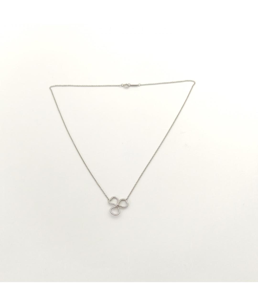 TIFFANY&CO Серебряное платиновое колье, фото 6