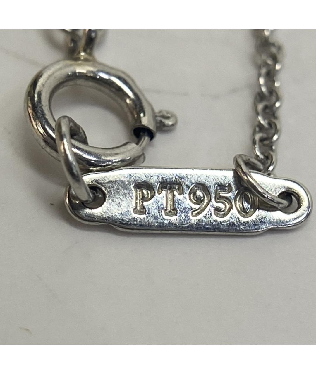 TIFFANY&CO Серебряное платиновое колье, фото 9