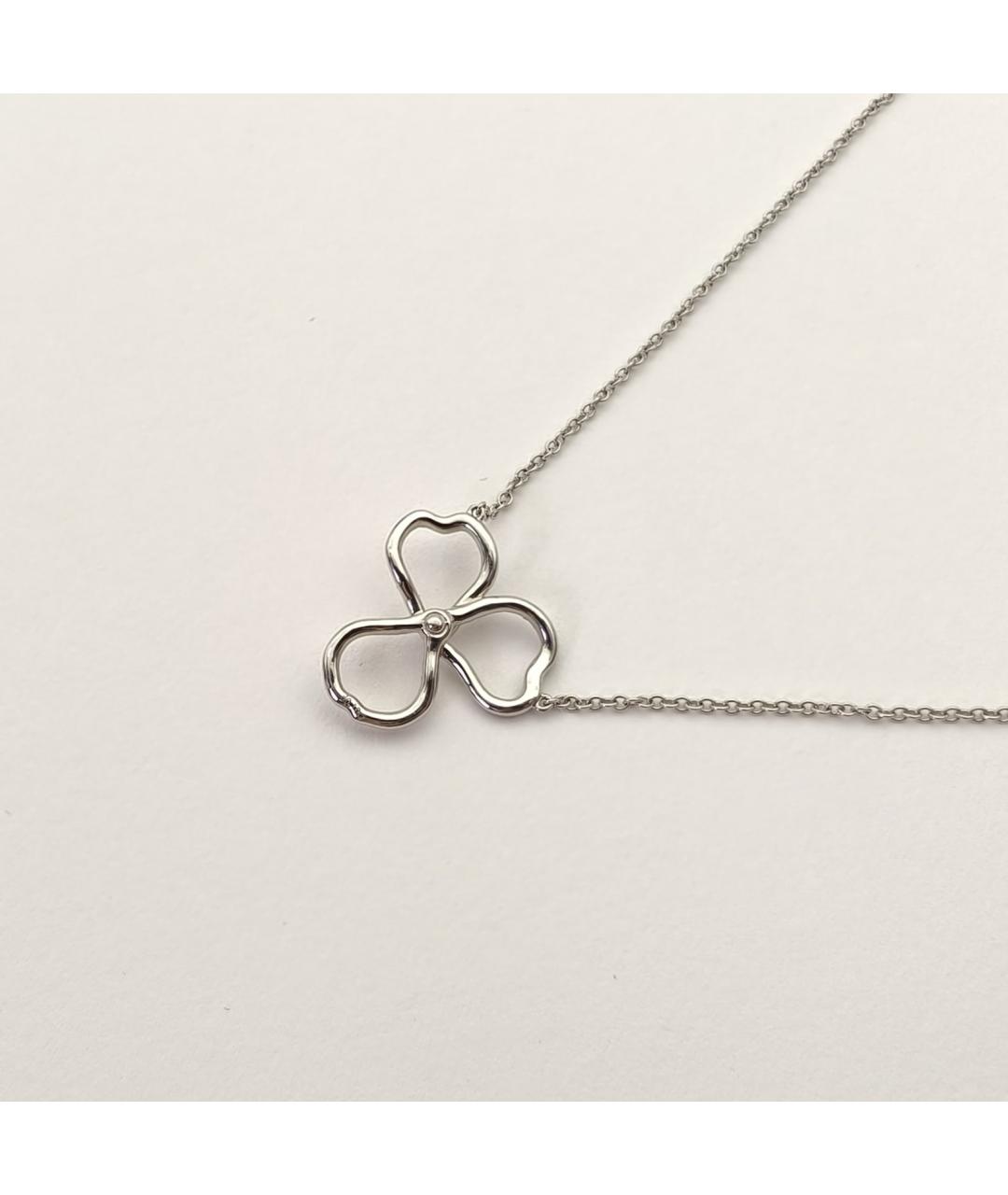TIFFANY&CO Серебряное платиновое колье, фото 4