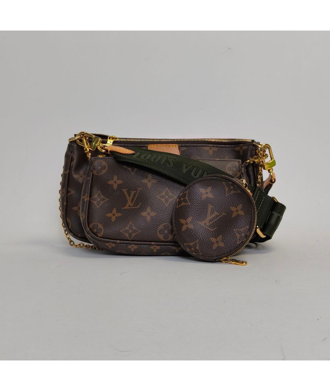 LOUIS VUITTON Коричневая сумка через плечо, фото 8