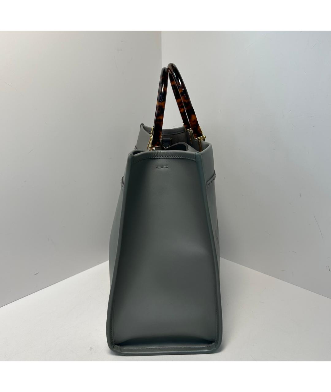 FENDI Серая сумка через плечо, фото 9