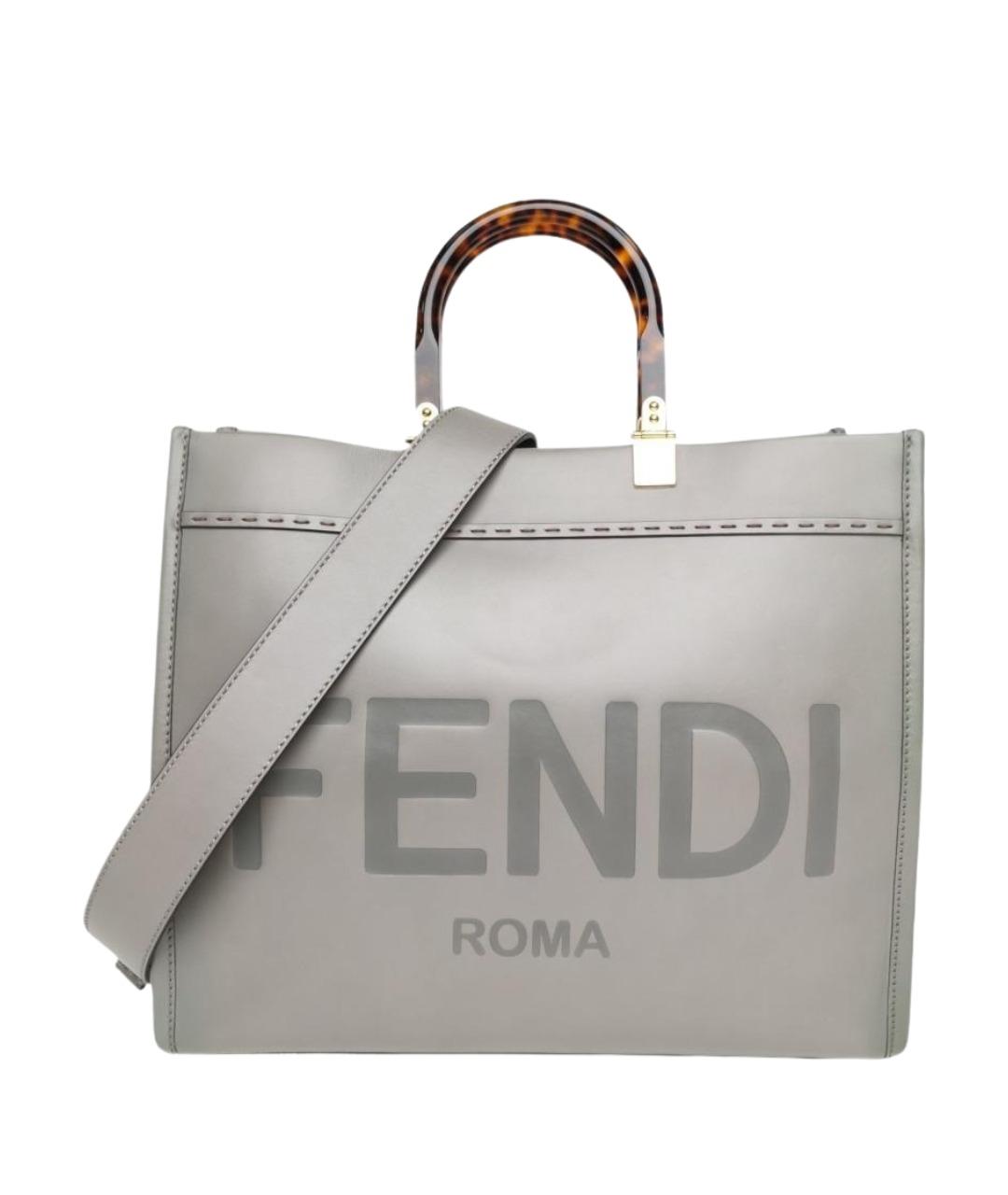 FENDI Серая сумка через плечо, фото 1