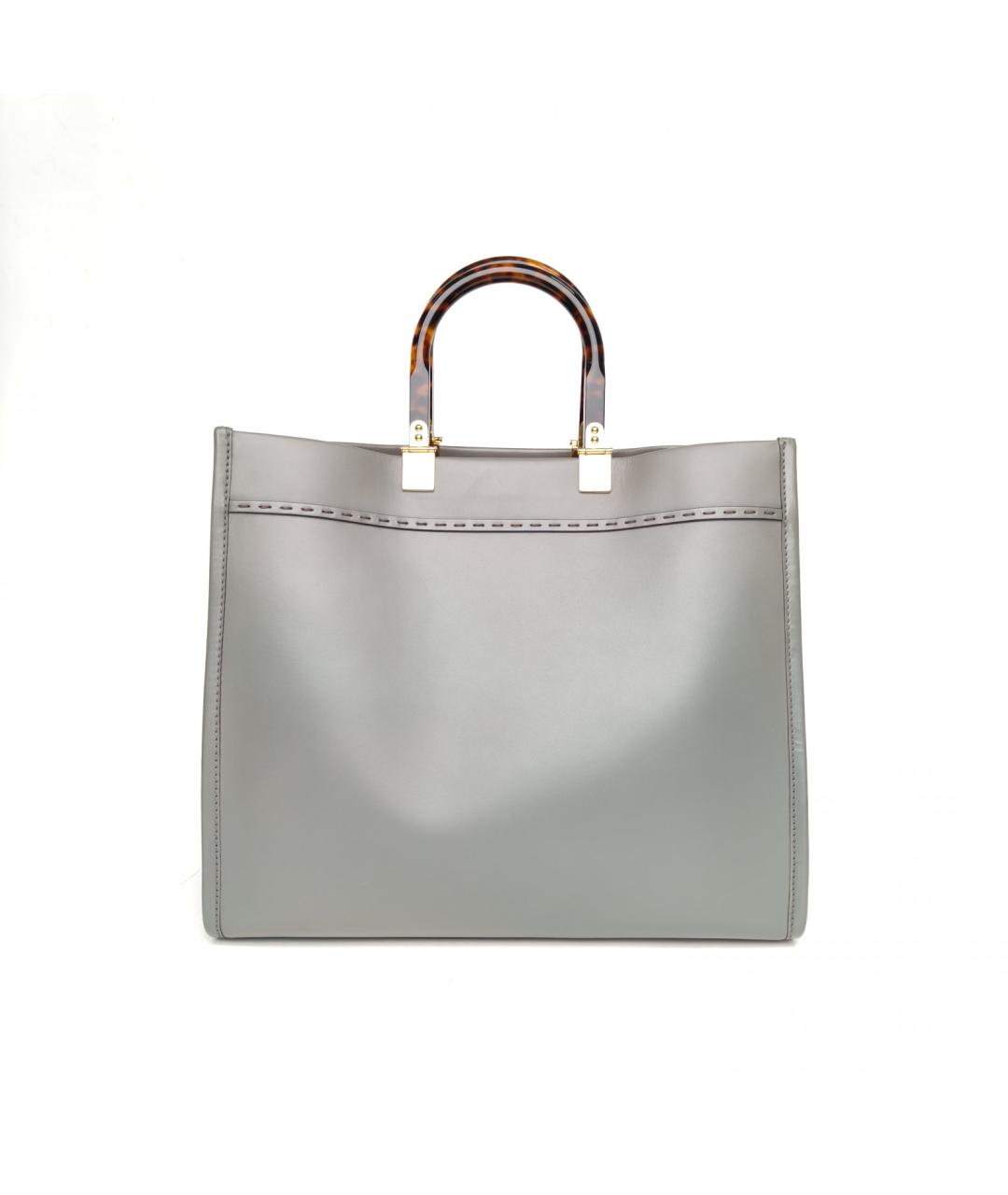 FENDI Серая сумка через плечо, фото 7