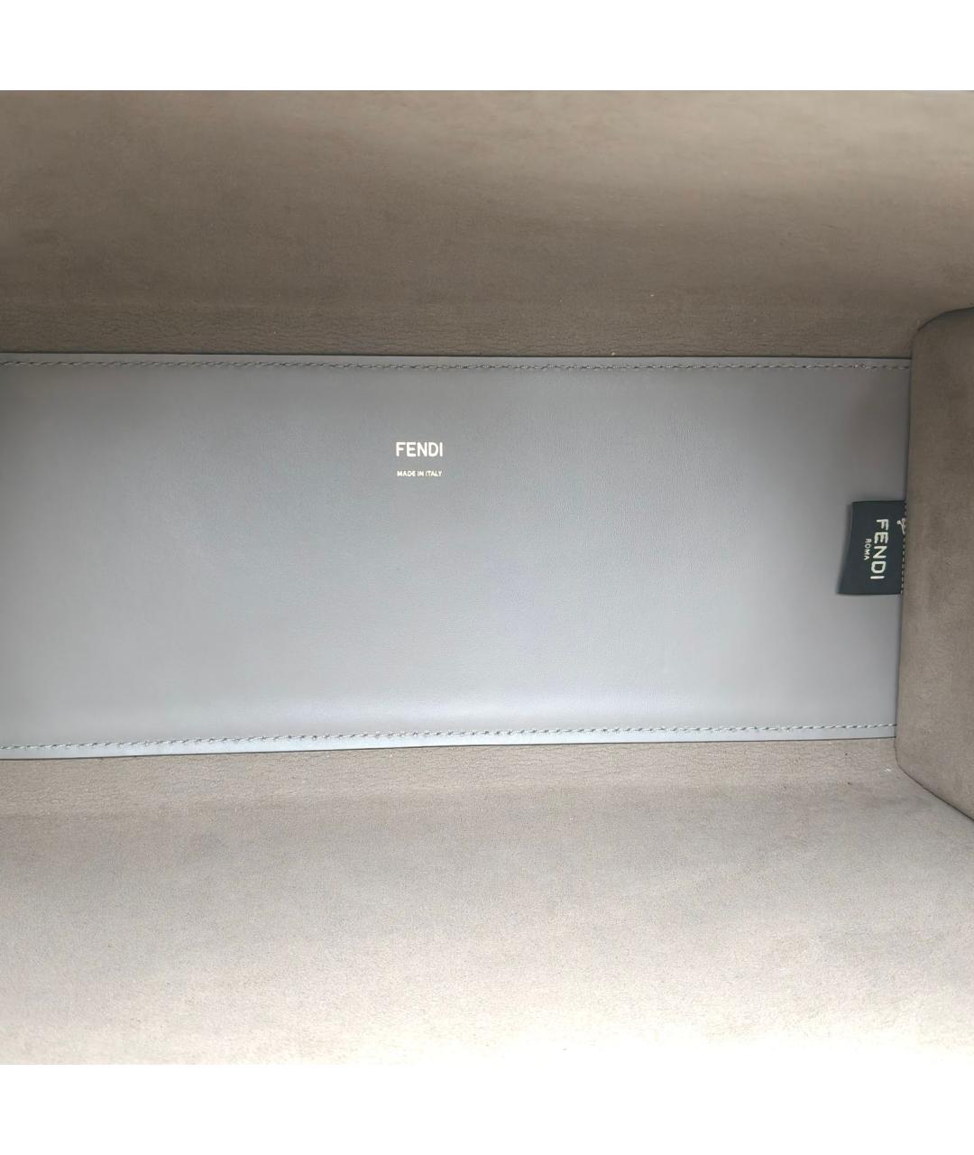 FENDI Серая сумка через плечо, фото 4