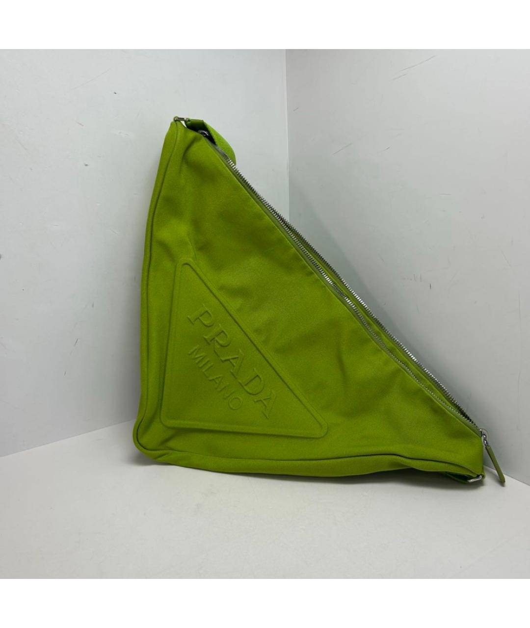 PRADA Зеленая сумка через плечо, фото 9
