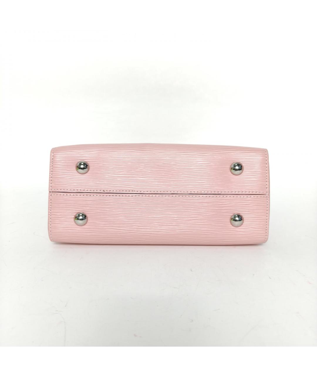 LOUIS VUITTON Розовая кожаная сумка через плечо, фото 6