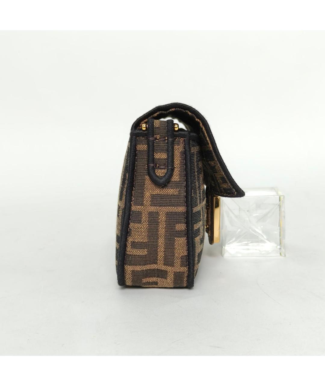 FENDI Коричневая сумка через плечо, фото 3