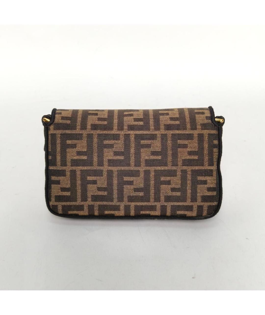 FENDI Коричневая сумка через плечо, фото 4