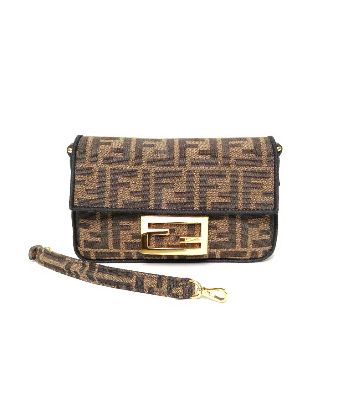 FENDI Коричневая сумка через плечо, фото 9