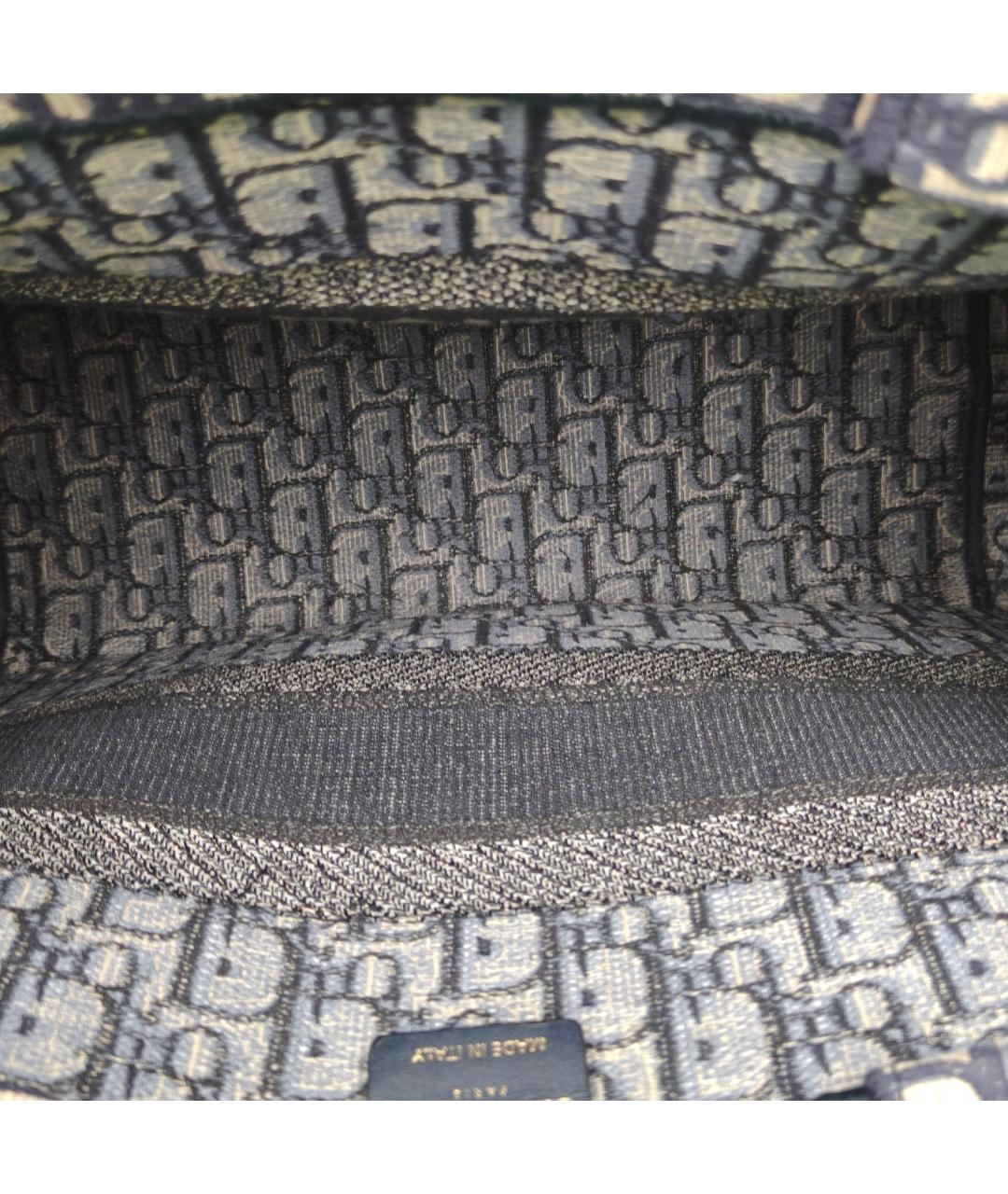 CHRISTIAN DIOR Темно-синяя сумка через плечо, фото 7