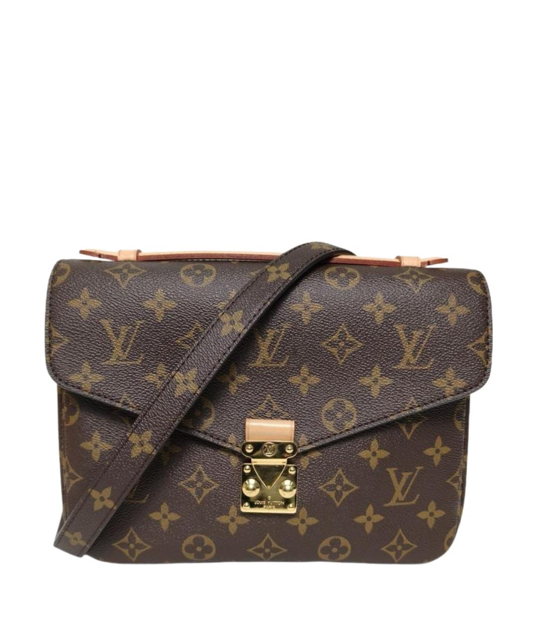 LOUIS VUITTON Коричневая сумка через плечо, фото 1