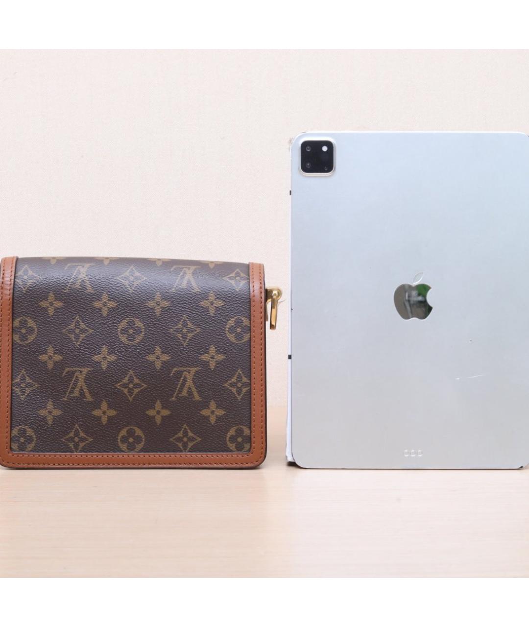 LOUIS VUITTON Коричневая сумка через плечо, фото 6