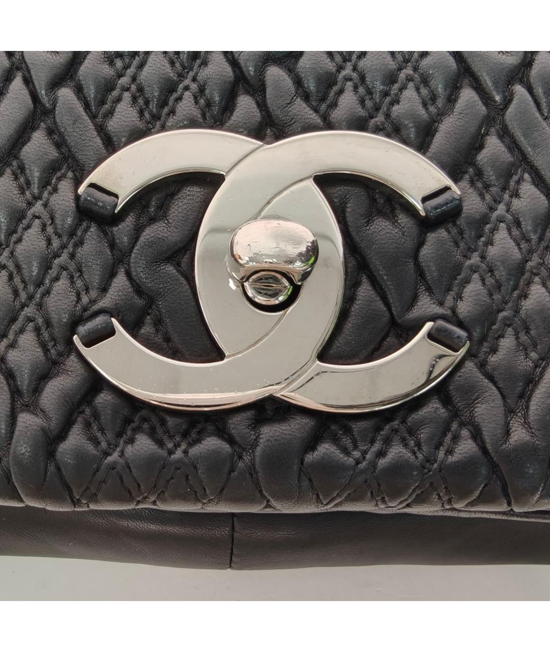 CHANEL Черная сумка через плечо, фото 7