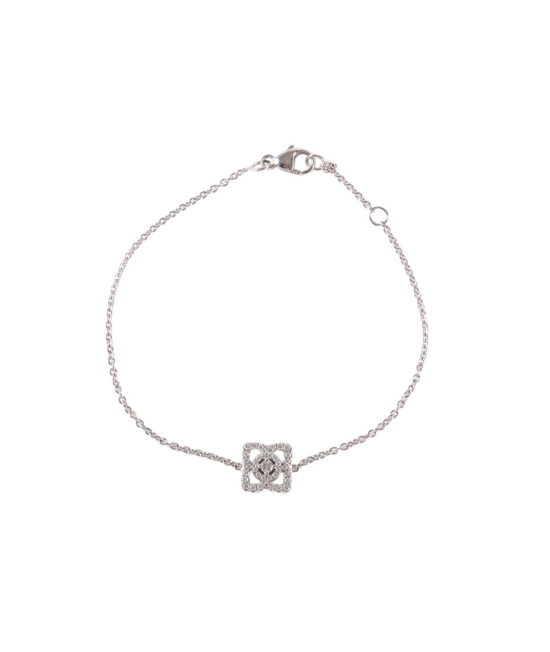 DE BEERS Серебрянный браслет из белого золота, фото 2