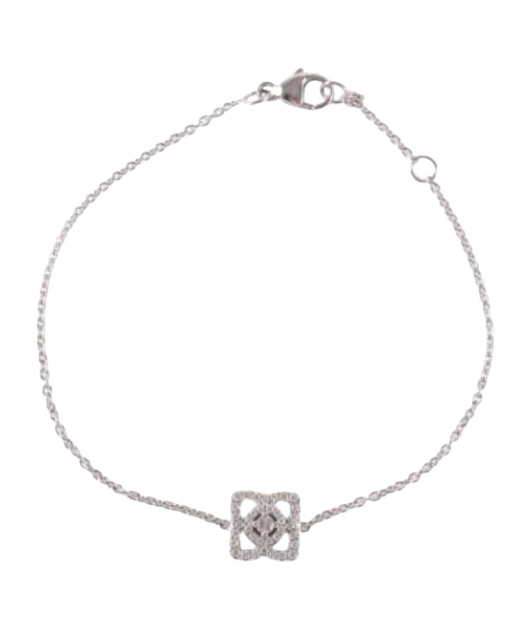 DE BEERS Серебрянный браслет из белого золота, фото 1