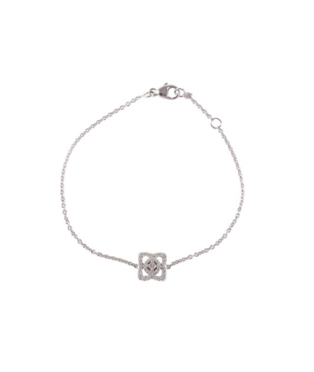 DE BEERS Серебрянный браслет из белого золота, фото 10