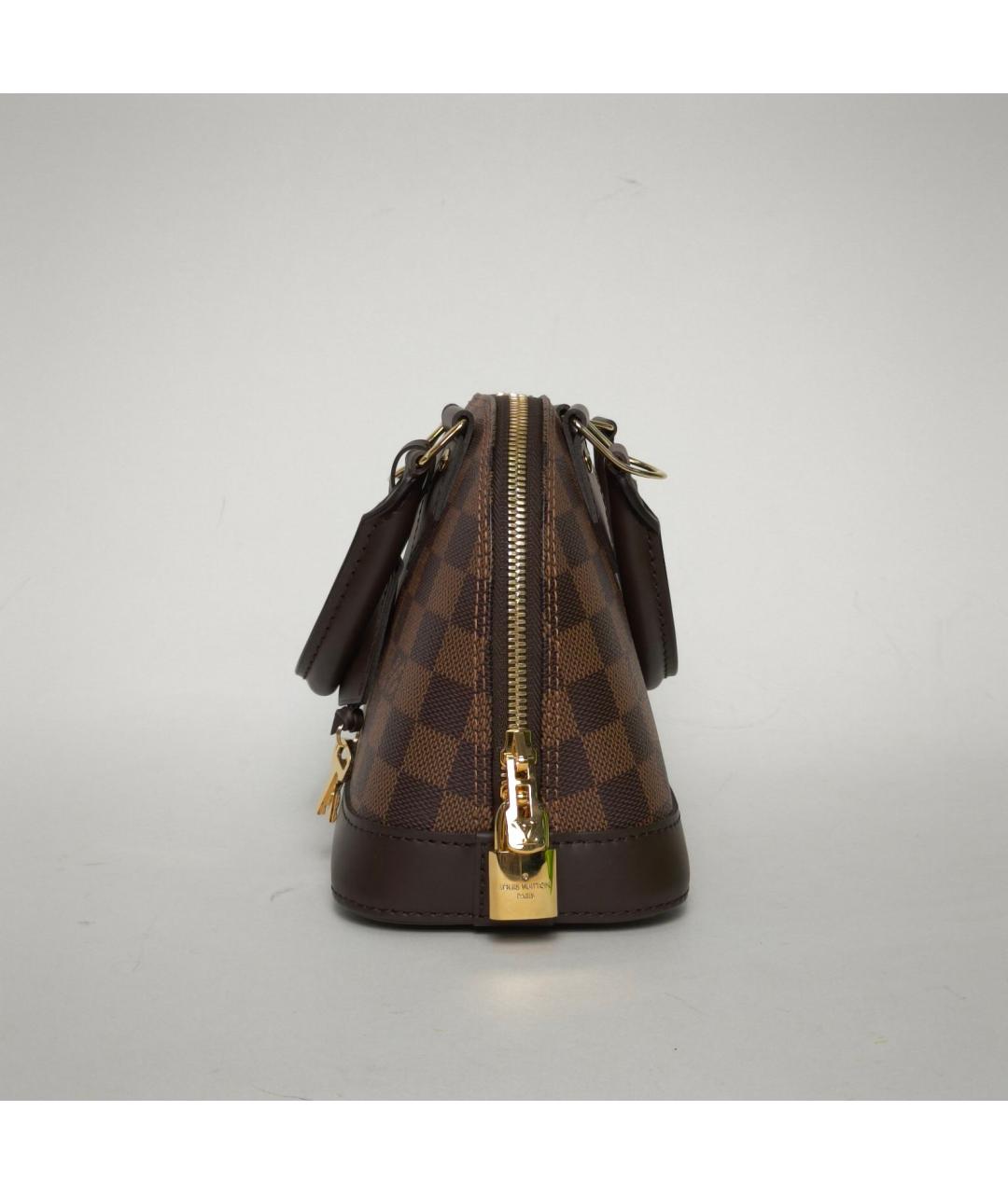 LOUIS VUITTON Коричневая сумка с короткими ручками, фото 3