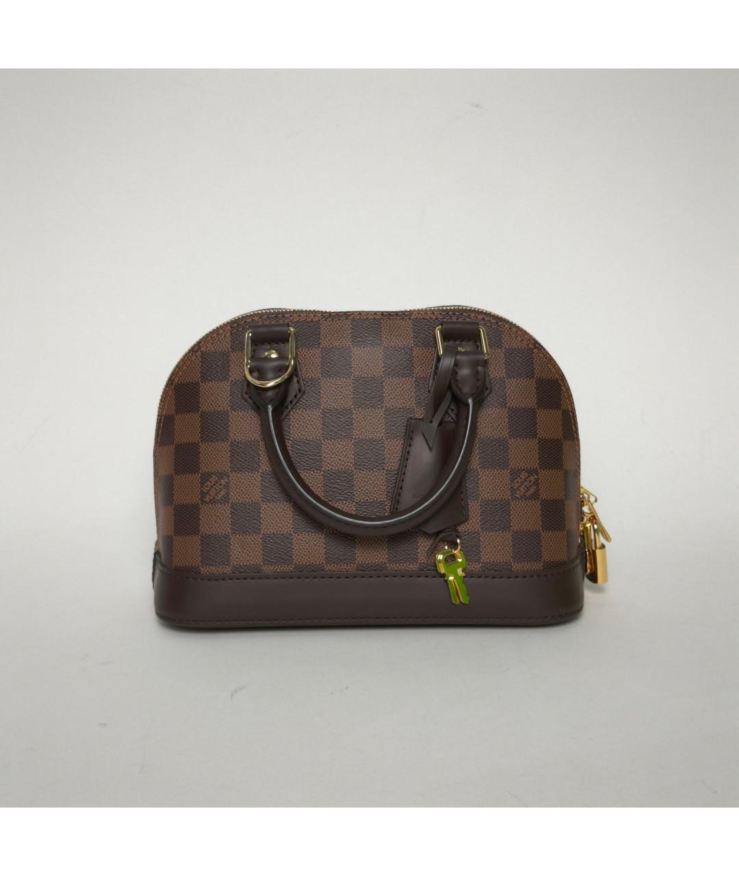 LOUIS VUITTON Коричневая сумка с короткими ручками, фото 2