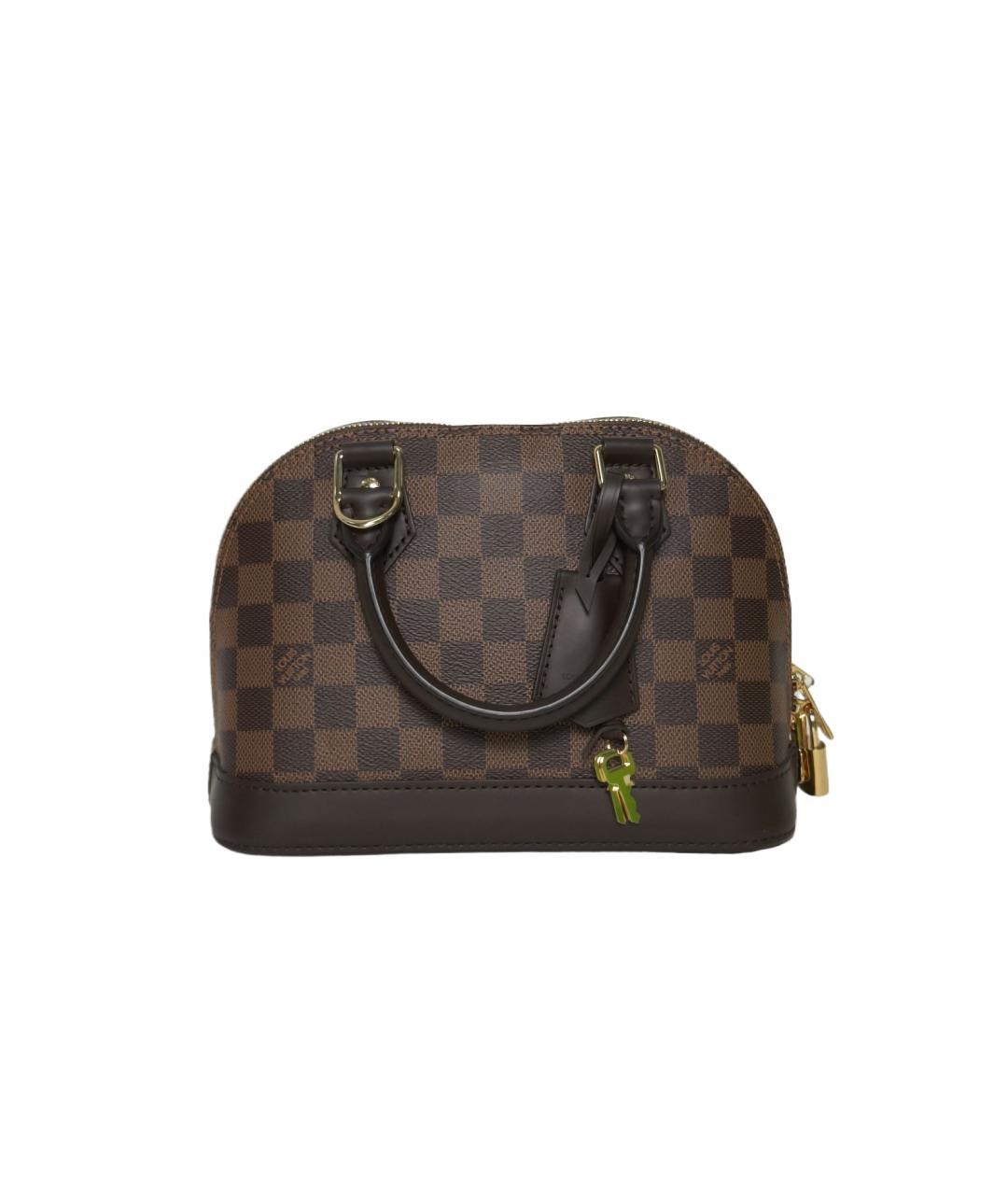 LOUIS VUITTON Коричневая сумка с короткими ручками, фото 10